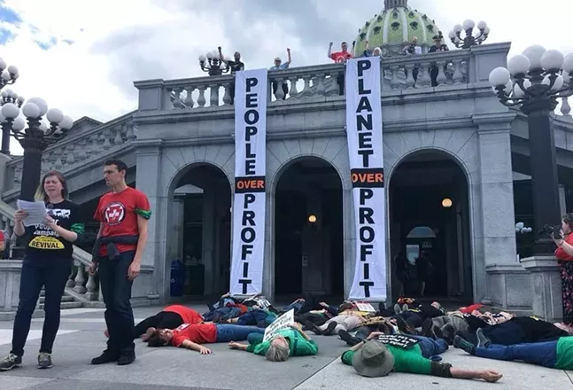 Some Pittsburghers recently arrested while protesting for universal health care