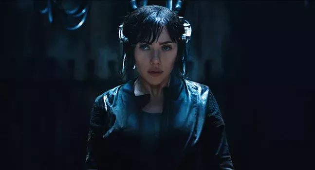 Scarlett Johansson in Ghost in the Shell, another Rupert Sanders film with controversial casting - PHOTO COURTESY OF PARAMOUNT PICTURES