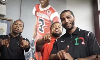 Co-founders of 1Nation Mentoring, left to right: Kevin McNair, Lloyd Cheatom, Sam Morant - PHOTOS COURTESY OF 1NATION