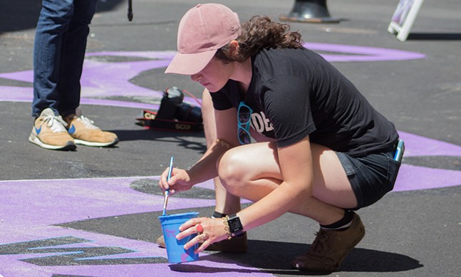 Pittsburgh's Strawberry Way gets new street mural