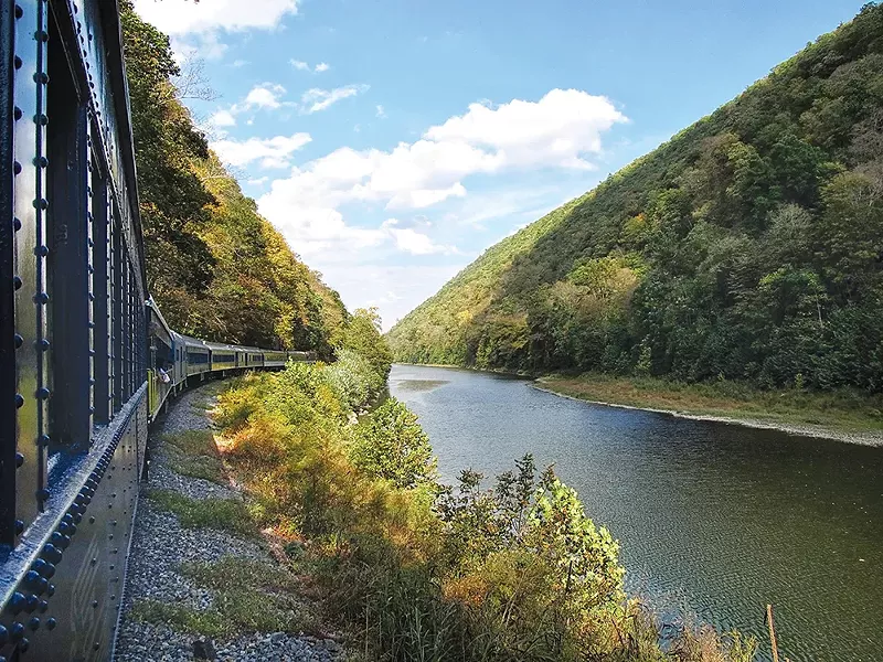 On board the Potomac Eagle