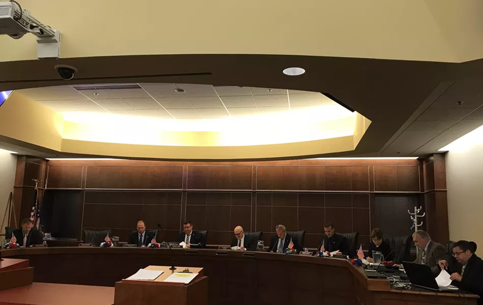 Ross Township Board of Commissioners - CP PHOTO: RYAN DETO