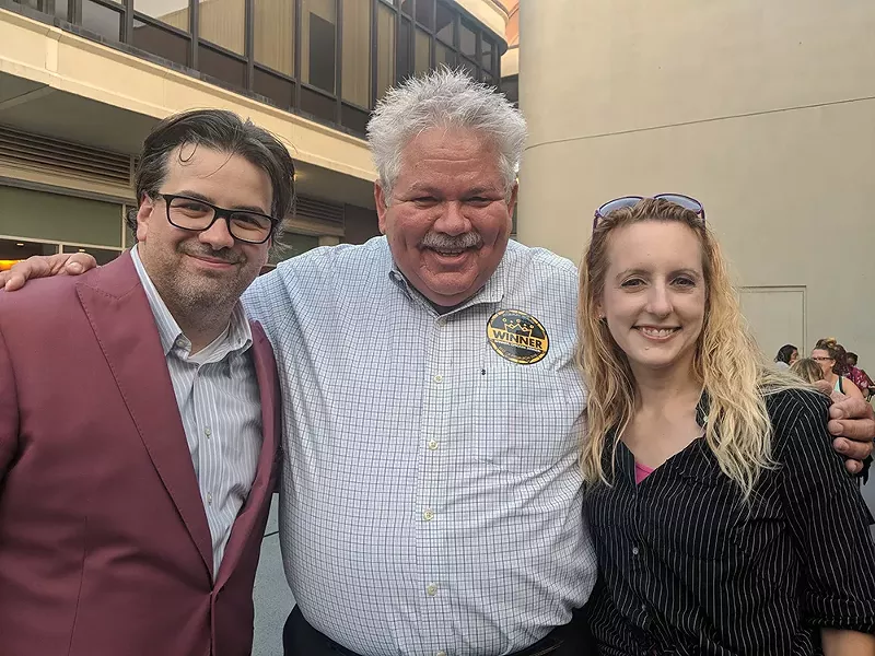 From left: Rob Rossi, Rick Sebak, Lisa Cunningham