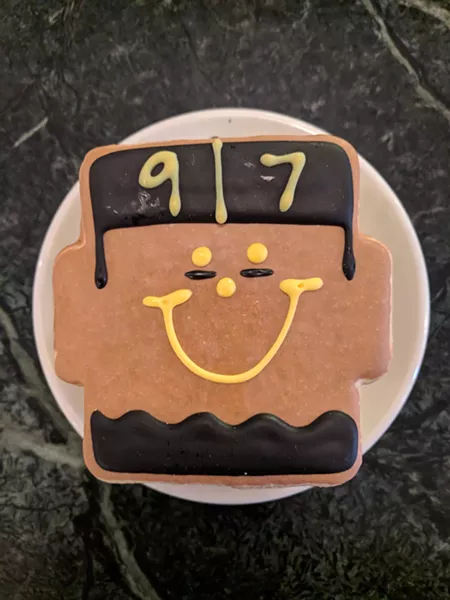 Cam Heyward's Smiley Cookie - CP PHOTO: MAGGIE WEAVER