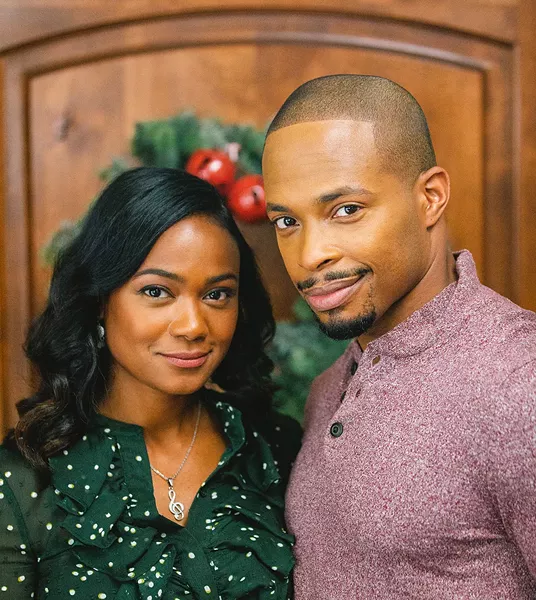 Tatyana Ali and Cornelius Smith Jr. in Jingle Belle - PHOTO: LIFETIME