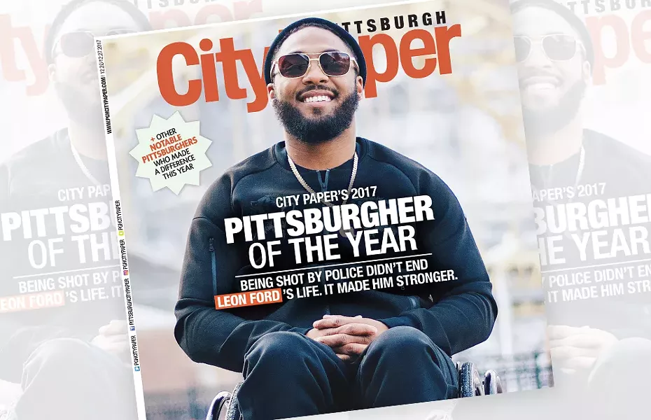 Leon Ford, Pittsburgh City Paper's 2017 Pittsburgher of the Year - COVER PHOTO: CHANCELOR HUMPHREY