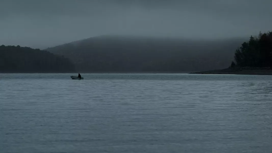 Allegheny Reservoir at Cornplanter Cemetery - LAKE OF BETRAYAL: THE STORY OF KINZUA DAM