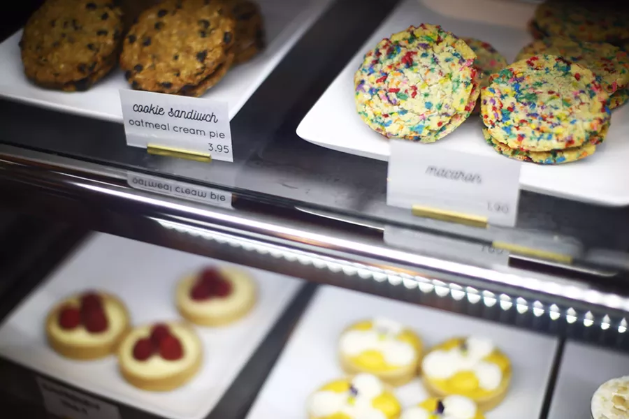 Sweets on display at Mediterra Café