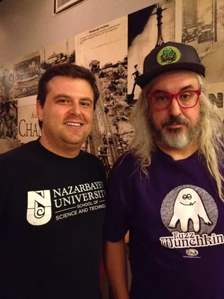 The day J. Mascis got to meet Josh on the South Side. - CP PHOTO: JOSH OSWALD