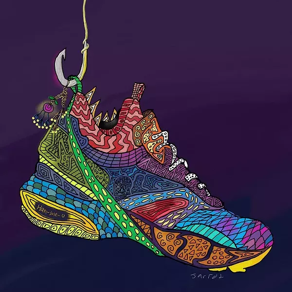 Painting by Jarrod Edson - PHOTO: JARROD EDSON