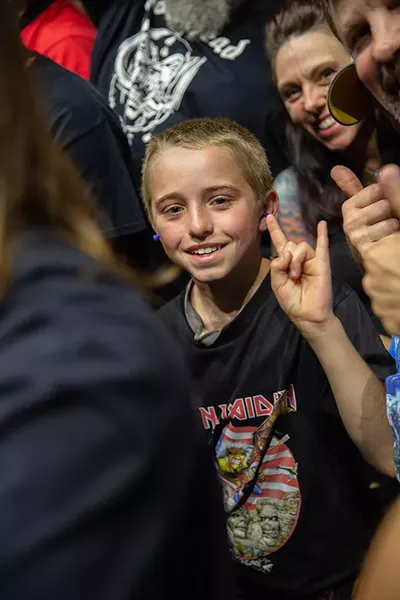 Iron Maiden at PPG Paints Arena - CP PHOTO: MIKE PAPARIELLA