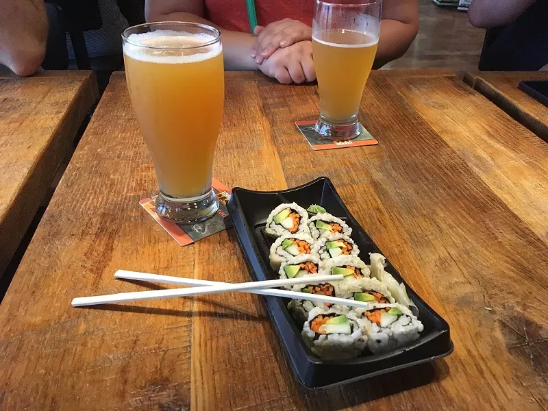 Tröegs Fresh Fest with Market District sushi - CP PHOTO: AMANDA WALTZ