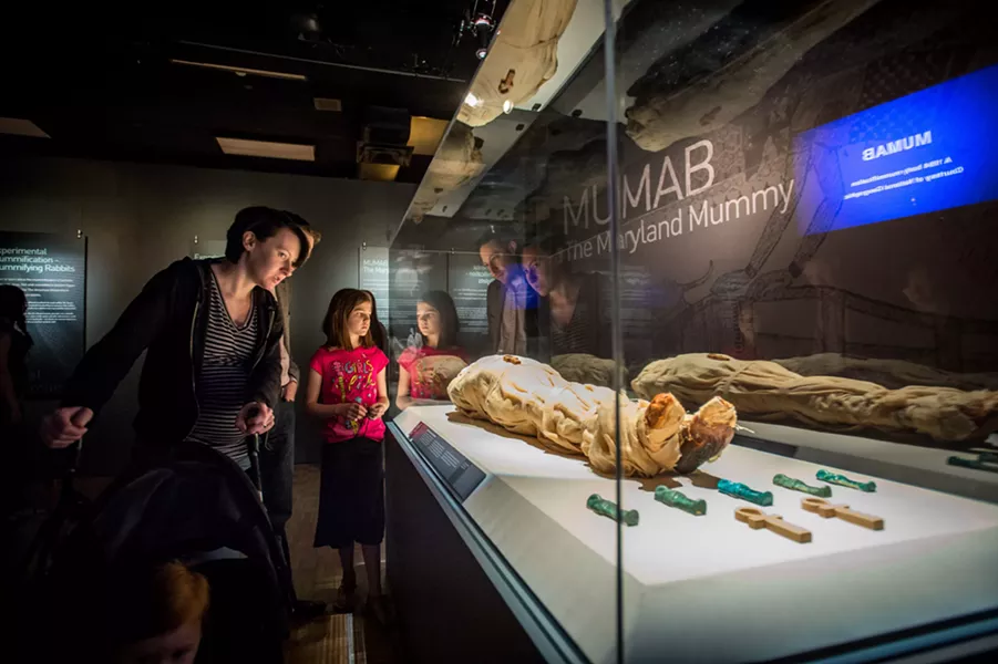MUMAB, a modern-day mummy made with mummification techniques from Ancient Egypt - PHOTO: CARNEGIE SCIENCE CENTER