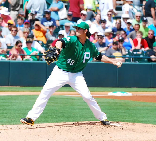 Pittsburgh Pirates pitcher Jeff Locke - PHOTO BY CHARLIE DEITCH