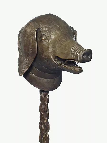 Ai Weiwei’s Circle of Animals/Zodiac Heads (detail, pig) - IMAGE COURTESY OF AI WEIWEI; PHOTO BY TIM NIGHSWANDER