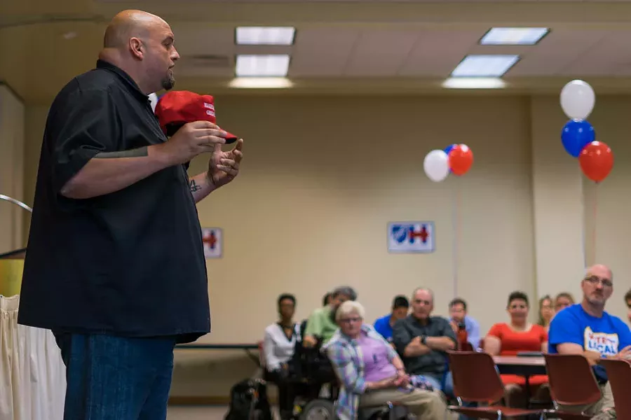 John Fetterman - PHOTO BY AARON WARNICK