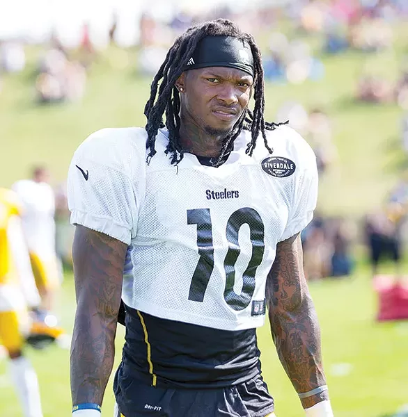 Pittsburgh wide receiver Martavis Bryant - CP PHOTO BY TEVIN DANDRIDGE