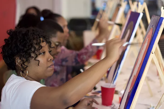 The Art Trap: Paint Night - PHOTO: VANIA EVANGELIQUE