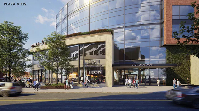 Artist’s rendering of Brickworks at 21st and Smallman Streets