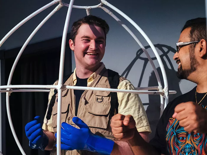 Rehearsal for Bubble Boy: The Musical at Arcade Comedy Theater - CP PHOTO: JARED MURPHY