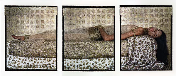 Lalla Essaydi’s “Bullets Revisited #3”