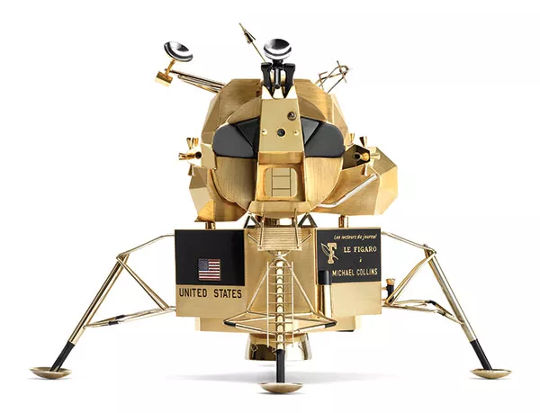 Lunar Excursion Module, Cartier Paris, 1969; - PHOTO COURTESY OF NILS HERMANN, CARTIER COLLECTION © CARTIER
