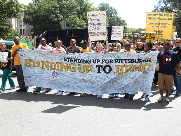 Sept. 8, 2013 UPMC labor protest - CP FILE PHOTO