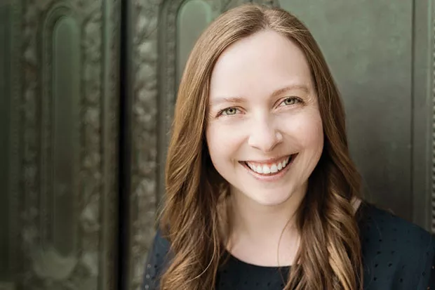 Marissa Landrigan, Aug. 3 at Pittsburgh Arts & Lectures - PHOTO COURTESY OF HEATHER KRESGE