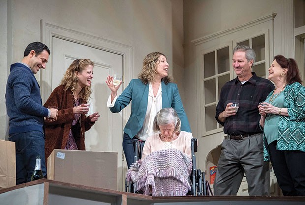 The cast of The Humans, at Pittsburgh Public Theater