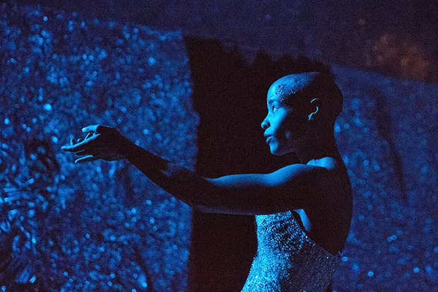 Jasmine Hearn in blue, sable, and burning - PHOTO COURTESY OF SCOTT SHAW