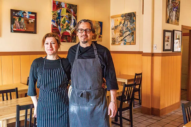Yelena and Michael Barnhouse, of Lola Bistro - CP PHOTO BY VANESSA SONG