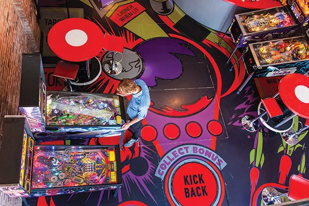 Kickback Pinball Cafe - CP PHOTO BY VANESSA SONG