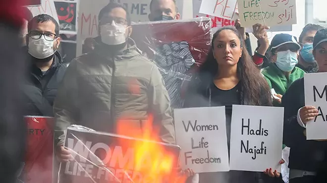 Pittsburgh joins global protests in solidarity with Iranian women following death of Mahsa Amini