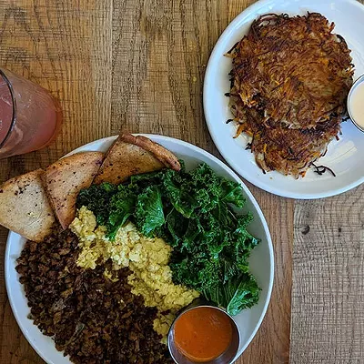 Vegan restaurant melds Mediterranean and American influences that celebrate health, heritage, and comfort foods