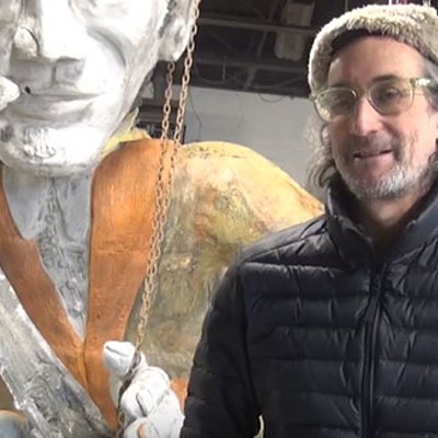 Pittsburgh artist James Simon opens his Uptown studio to show giant musician sculptures