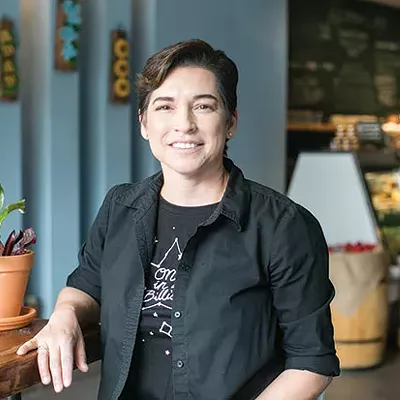 Elsa Santos in Azorean Cafe