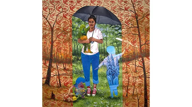 Violence in Eden at Zynka gallery captures a mother's fear of climate change - Vimarsana News