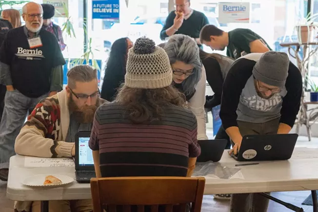 Bernie Sanders Pittsburgh Campaign Office Opening 