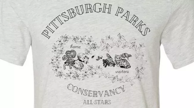 Pittsburgh Parks Conservancy collaborates with TripleAAAnimals for 25th anniversary "All-Stars" wildlife shirts | Visual Art | Pittsburgh - Vimarsana News