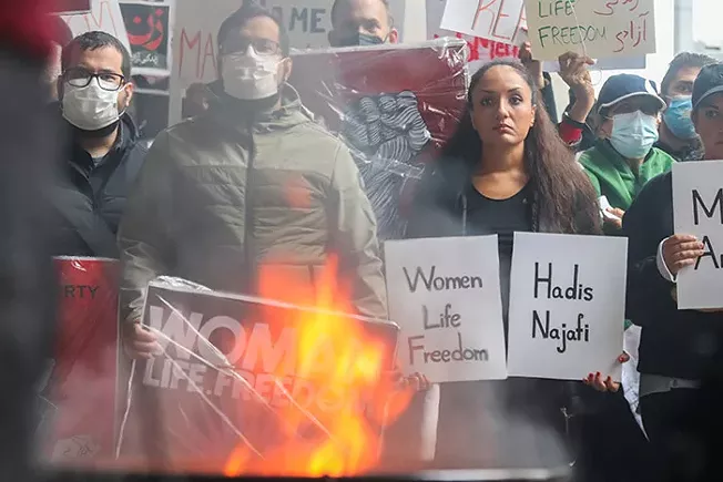 Pittsburgh joins global protests in solidarity with Iranian women following death of Mahsa Amini - Vimarsana News