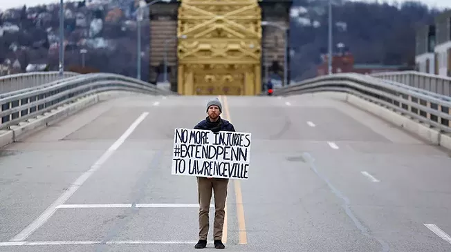 Pgh Bike Jam blocks traffic in protest of critical bicycle collision - Vimarsana News