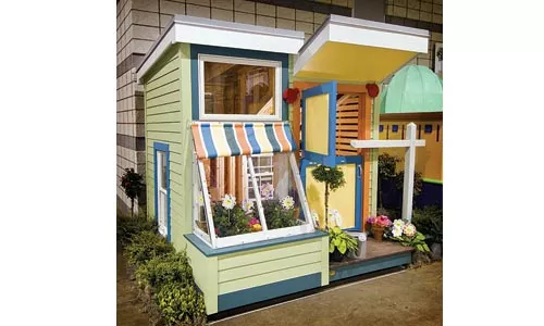 Wherever you hang your beret: Girl Scouts Build a Dream entry by RSSC Architects with Landau Building Company. Photo by Scott Smathers