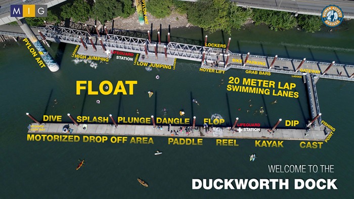 Plans for the Kevin Duckworth Memorial Dock