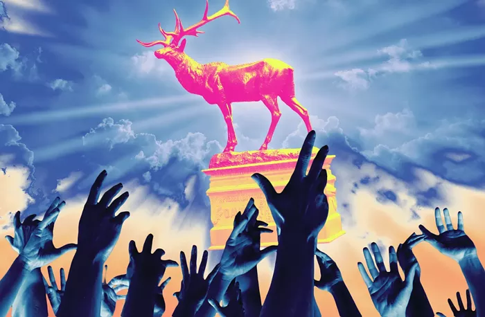 THE BLACK BYLINE: The Prodigal Elk Statue - And What It Really Means for Portland