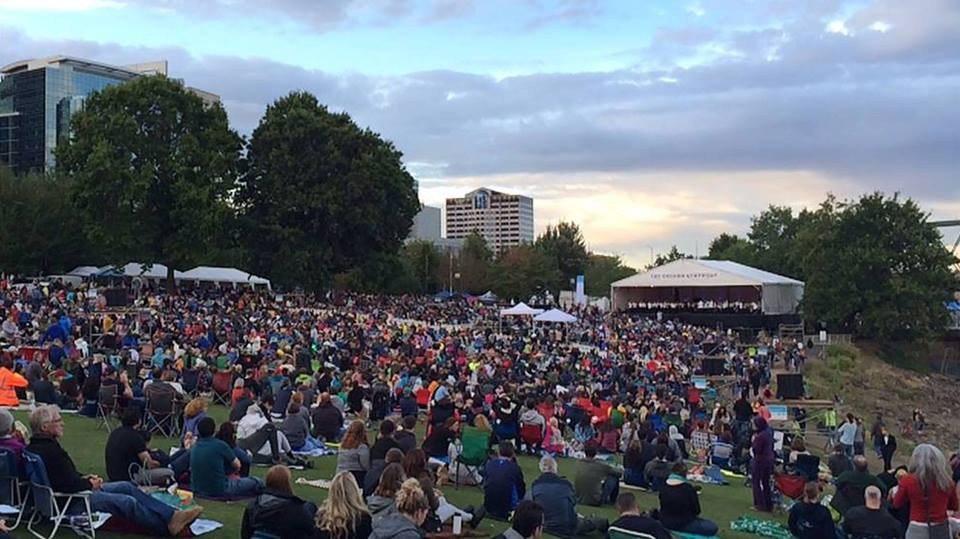 Oregon Symphony Waterfront Concert at Tom McCall Waterfront Park in