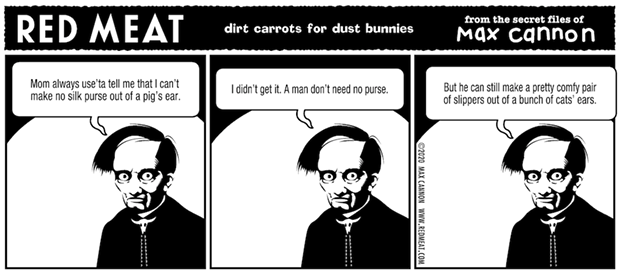 dirt carrots for dust bunnies