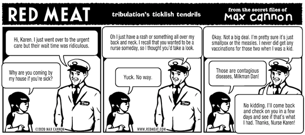 tribulation's ticklish tendrils