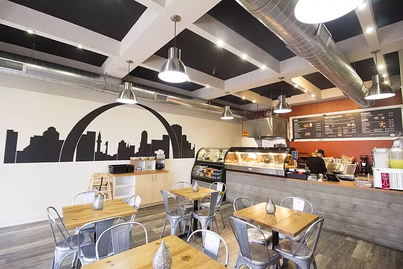 The restaurant is airy and light. - MABEL SUEN