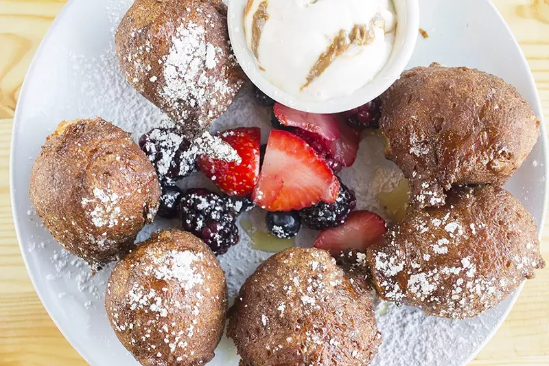 Ricotta doughnuts are a great way to end a meal. - MABEL SUEN