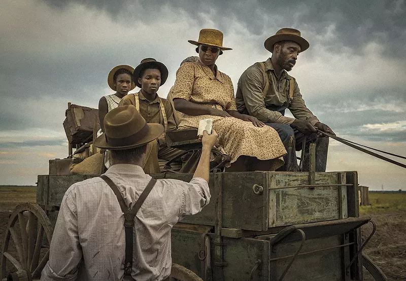 Florence and Hap Jackson (Mary J. Blige and Rob Morgan) have enough trouble with their Mississippi farm -- and then the white McAllan family arrives. - STEVE DIETL/NETFLIX